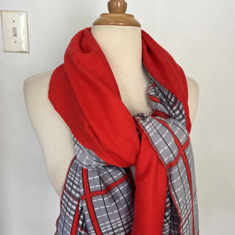 14th & Union Women's Mix Media Scarf 35 X‎ 74